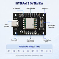 Module de capteur IMU AHRS 10 axes haute précision avec baromètre, magnétomètre, gyroscope, USB Type C, I2C, UART pour robots ROS
