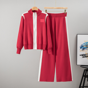 Conjunto Deportivo de 2 Piezas de Viscosa <span class=keywords><strong>para</strong></span> <span class=keywords><strong>Mujer</strong></span>, Estilo Retro Athleisure, 5 Colores Sólidos, Corte Holgado Informal, Ropa de Estar <span class=keywords><strong>para</strong></span> Uso Diario - Product Image 5