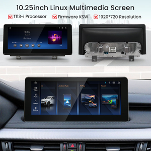 HFmidia 2026 ระบบลินุกซ์ใหม่ 10.25 นิ้ว หน้าจอบาง สำหรับ BMW X5 X6 F15 F16 F85 F86 เครื่องเล่นวิดีโอในรถยนต์แบบไร้สาย CarPlay - Product Image 4