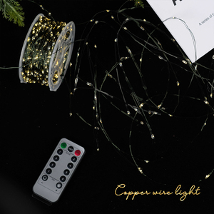 Christmas Tree Decoration <b>Light</b> <b>String</b> Multi-function Control Remote Control Warm White LED - Product Image 4