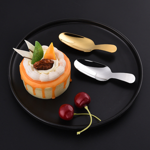 Cuchara de té de acero inoxidable SUS304 al por mayor de diseño moderno cucharas de postre y cuchara de helado cuchara de hielo Morden - Product Image 5