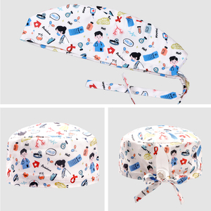 Gorro médico para hombre, gorros de enfermería para mujer, gorro de médico de pelo corto, gorros de trabajo transpirables para enfermeras de <span class=keywords><strong>farmacia</strong></span> - Product Image 5