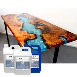 Résine à durcissement rapide Épaisseurs élevées de résine époxy Table basse de rivière époxy - Product Image 4