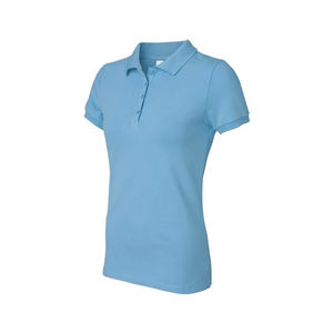 Patrón sólido informal para mujer para camisa de alta elasticidad movimiento cómodo diseño elegante transpirable de punto 100% algodón - Product Image 1
