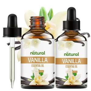 %<span class=keywords><strong>100</strong></span> Saf Doğal Organik Vanilya Yağı Madagaskar Vanilya Absolü Esansiyel Yağı Difüzör için Aromatik Mum Yağı - Product Image 1