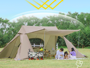 Tente d'abri de bâche de soleil portable en tissu Oxford de camping ultraléger imperméable - Product Image 4