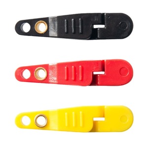 Fishing Line Release <b>Clip</b> Plastic Swivel Snap <b>Hook</b> 1-5/16in Red Black Yellow Ocean Boat Fishing Equipment - Product Image 1