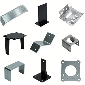 Op maat gemaakte roestvrijstalen aluminium metalen beugels buigdelen - lasersnijden plaatwerk fabricatie ISO9001 gecertificeerd buitengebruik - Product Image 1