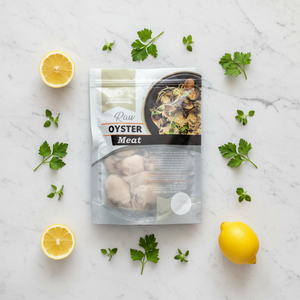 Sacs d'emballage personnalisés pour saumon, sachets sous vide avec fermeture éclair pour filets de saumon frais, surgelés et fumés, vente en gros - Product Image 1