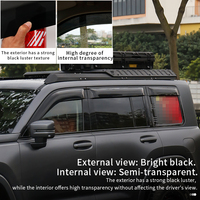 Protector de Lluvia para Parabrisas Great Wall Haval H9, Parasol Negro, Moldura Exterior
