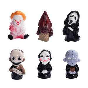 Figuras de Resina de Películas de Terror, Mini Esculturas para Decoración de Escritorio de Halloween - Product Image 5