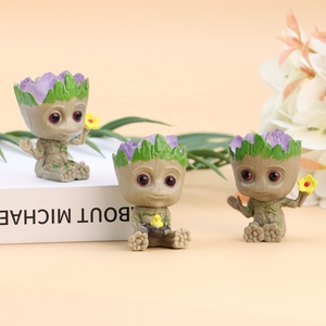 Cristal d'améthyste naturel Groote, personnage des Gardiens <span class=keywords><strong>de</strong></span> <span class=keywords><strong>la</strong></span> <span class=keywords><strong>Galaxie</strong></span>, cadeau <span class=keywords><strong>de</strong></span> Nouvel An pour enfants, décoration intérieure - Product Image 1