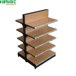 Espositore in Legno Personalizzabile per Boutique, Scaffalatura <span class=keywords><strong>a</strong></span> Parete con Pannello Posteriore <span class=keywords><strong>a</strong></span> Griglia Metallica - Product Image 6