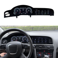 Autoradio Android 22,8 pouces avec Carplay pour Audi A6 2005-2012, double écran, autoradio + compteur de vitesse numérique, GPS