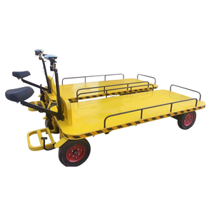 รถเข็นพาเลทไฟฟ้าแบบมีแท่นแบตเตอรี่ขนาด1ตัน4ล้อสำหรับงานหนัก - Product Image 6