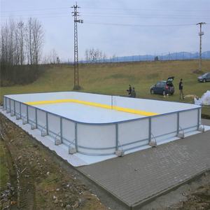 Panneaux de glace synthétique de hockey ZSPE en polyéthylène haute densité UHMWPE HDPE, dalles autolubrifiantes, patinoire artificielle - Product Image 6