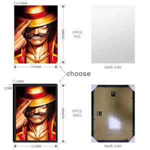 Cartazes de anime de flip <span class=keywords><strong>lenticular</strong></span> 3d, melhor preço da fábrica, presente promocional - Product Image 5