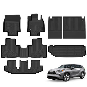 Alfombrillas para el <span class=keywords><strong>interior</strong></span> del coche, suministro de fábrica, TPE, para todo tipo de clima, 3D, OEM, para Toyota Highlander Kluger - Product Image 2