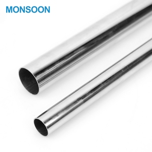 <span class=keywords><strong>Support</strong></span> de rail de suspension pour vêtements de garde-robe Tige de placard Tube de suspension pour garde-robe Tube chromé de 25mm - Product Image 6