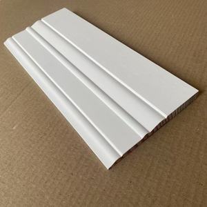 Rodapié Moderno de Diseño Blanco, Moldura Decorativa para Rodapié, Architraves para Uso en Interiores, Molduras para Rodapié - Product Image 1