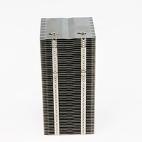 Prix d'usine, usinage CNC, estampage en aluminium, boucle en forme de vague, dissipateur de chaleur à ailettes ébarbées pour plaque électronique