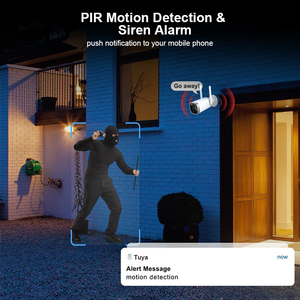 Telecamera di <span class=keywords><strong>sorveglianza</strong></span> domestica IP WiFi telecamera di sicurezza esterna Wireless per visione notturna 1080P telecamera alimentata a batteria ricaricabile da 5200mAh - Product Image 4