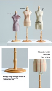 <span class=keywords><strong>Mannequin</strong></span> de <span class=keywords><strong>couture</strong></span> en mousse pour femme adulte, buste, pour la conception de robes de mariée, modèle mini 1/2, économique - Product Image 6