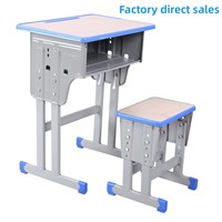Fabricant de chaises de bureau pour la vente directe, bureaux simples et doubles pour étudiants, tables d'étude réglables en hauteur, bureaux pour écoles et centres de tutorat