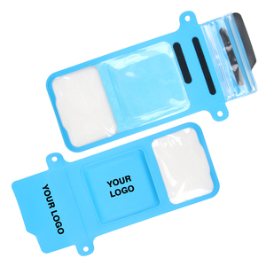 Pochette étanche flottante pour téléphone, écran tactile transparent, étui de natation en PU à quadruple étanchéité avec doubles boucles - Product Image 5