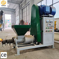 Machine manuelle chinoise de fabrication de briquettes de charbon de bois mini, machine à briquettes de charbon de bois à partir de bagasse de canne à sucre, petite machine à briquettes