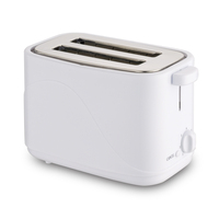 Petit four grille-pain électrique avec contrôle de brunissage et bouton d'annulation, capacité 2 tranches, puissance 700W, fonction de cuisson