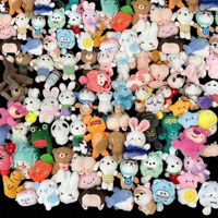 Promotion Mix : Porte-clés ours, Peluche griffe, Poupée en peluche, Jouet pour machine à griffes, Cadeau pour enfants, Vente en gros, Personnalisé, OEM, Économique, En vrac