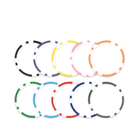 Jetons de Roulette Personnalisés YH OEM Jetons de Qualité de Casino RFID Jetons de Poker Abs de Jeu