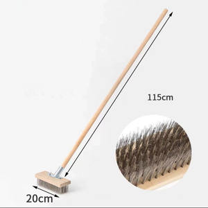 DS4019 Brosse <span class=keywords><strong>de</strong></span> sol en fil métallique à usage multiple pour salle <span class=keywords><strong>de</strong></span> bain Baignoire Carrelage Brosse <span class=keywords><strong>de</strong></span> sol en acier inoxydable - Product Image 2