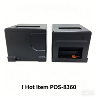 Imprimante thermique de reçus ZJprinter POS-8360 80 mm, fabricant direct, imprimante thermique POS, Imprimante thermique Remiander, alarme sonore et lumineuse