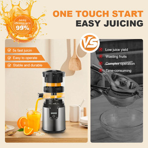 Máy ép trái cây đa năng cầm tay, sạc USB, màu cam, dùng cho gia dụng - Product Image 5