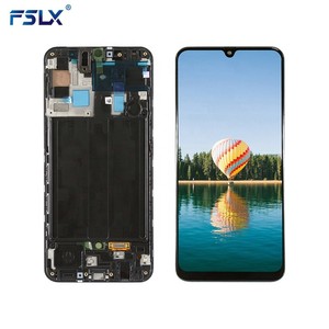 100% Super AMOLED 6.4 "LCD pour <span class=keywords><strong>Samsung</strong></span> galaxy A50 2019 A505F / DS A505F A505FD A505A assemblée de numériseur d'écran tactile av - Product Image 1