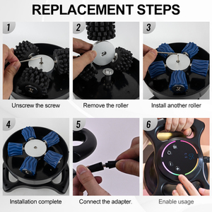 Masajeador Eléctrico de Rodillos Vibratorios, Dispositivo de Belleza Portátil para el Hogar y Viajes, Relajación y Moldeamiento Muscular LS2603 - Product Image 5