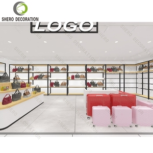 Роскошный дизайн магазина витрина настольные сумки дизайн интерьера магазина деревянная Сумочка витрина - Product Image 4