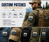 Écussons brodés personnalisés de luxe pour vêtements, patchs thermocollants, patchs tissés à coudre, étiquettes pour chapeaux