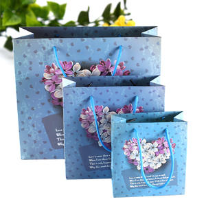 Custom Logo Printed Recyclable Paper Bags <b>for</b> Clothing Handbag Cosmetic <b>Wedding</b> & Birthday Gifts Varnishing Surface Handling - Product Image 2