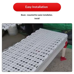 Vente Flash : Plancher à lattes en PP blanc pur pour poulets de chair et élevages - Product Image 1