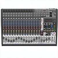 Behringer EURODESK SX2442FX Mixer Studio/Live 24-Input 4-Bus Ultra-Low Noise dengan Preamplifier Mikrofon XENYX, EQ Inggris, dan Dual Multi-FX