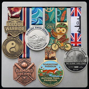 Venta Directa <span class=keywords><strong>de</strong></span> Fábrica <span class=keywords><strong>de</strong></span> Medallas con Logotipo Personalizado Cortadas con Láser para Competiciones Escolares, Medallas Ligeras y Duraderas - Product Image 3