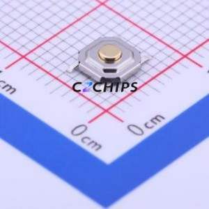 TSA053G16-250T Tactile Switch SMD Switch Single Pole Single Throw Round Button 2.5N Vertical Mount - Product Image 1