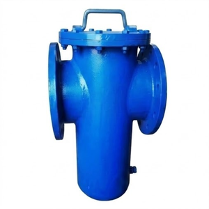 Filtro industrial de cesta MS Clase 150 con brida, dúplex/simple, para tuberías de agua, aceite y gas - Product Image 1