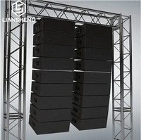 Altavoz de matriz de línea de alta calidad, armazón de aluminio, torre de escenario, armazón de espiga con Base
