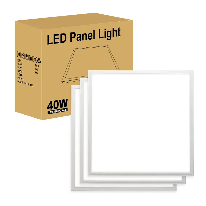 120-347V DLC Led Panel Light 1200x300 Suspended Surface Mounted Hanging Square Flat Led Panel