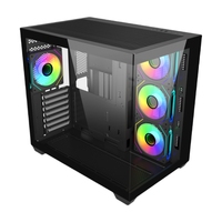 Support Ventilateurs FRGB 120mm Boîtier PC Ordinateur Design Propre et Soigné Boîtier de Jeu