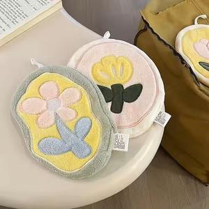 Toalla de Cocina de Microfibra de Secado Rápido con Diseño de Tulipanes, Ecológica, Suave, Absorbente, Gruesa, con Bordado Floral para Adultos - Product Image 1